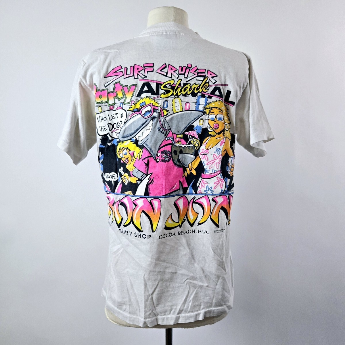 トップス 80's RON JON SHARK Tee Special 10500804153-red-ron-jon-kids-
