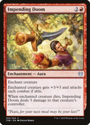mtg impending cards Magic the Gathering (mtg): THB: Impending Doom - Foil