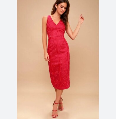 beige dress with red heels Beige Ribbed Mini Dress with Red Accessories Style