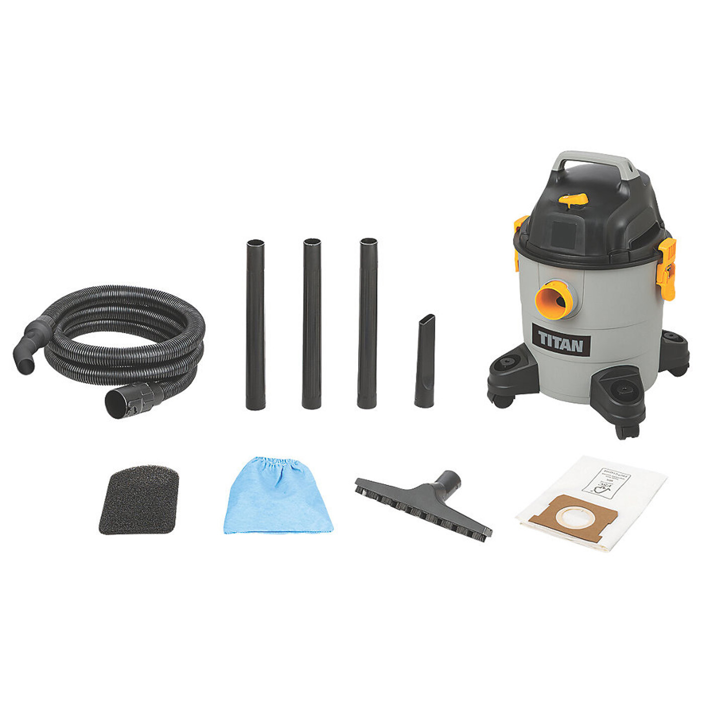 Titan Wet & Dry Vacuum Cleaner TTB774VAC 1300W 16LTR Canister Cylinder