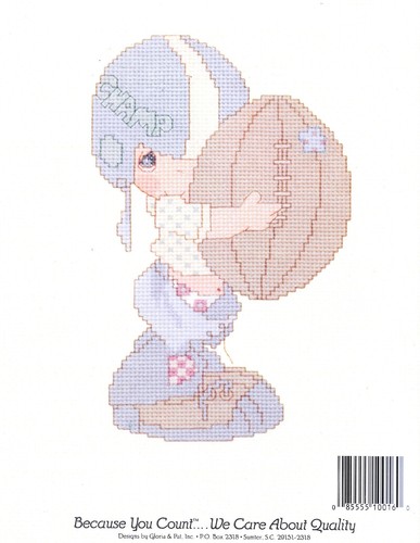 Lot of 2 Precious Moments Cross Stitch Booklets Gloria & Pat Designs PM 16 PM 17 - Picture 10 of 15