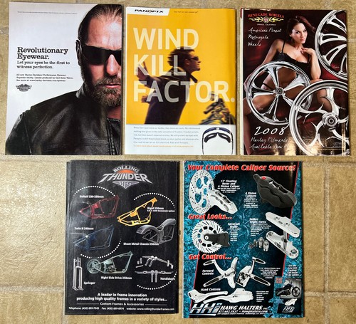 Mixed Lot of 5 Motorcycle Magazines: Barnett's Street Chopper Baggers American - Bild 2 von 3