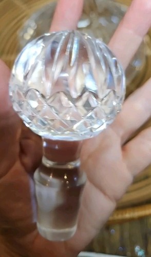 Vintage WATERFORD Crystal Ships Decanter w/ Multi Cut Stopper 10” Read! - Picture 11 of 22