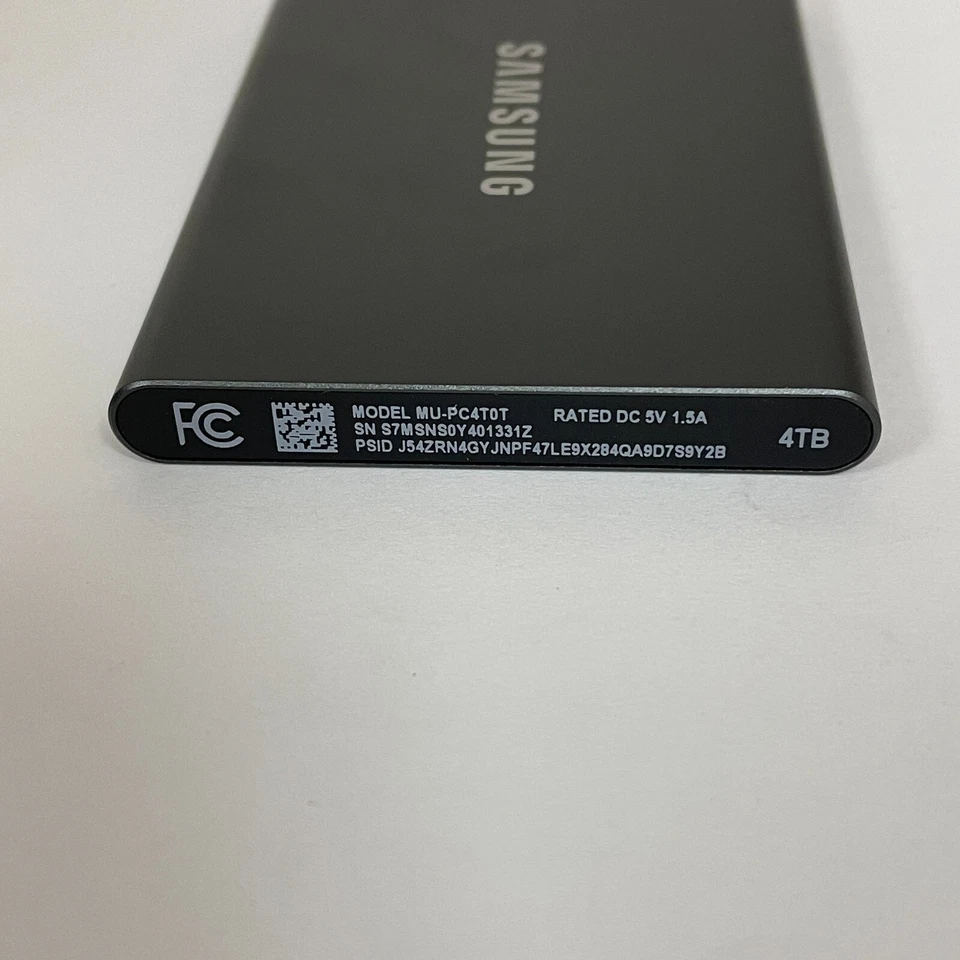 SAMSUNG T7 Portable SSD 4TB Storage External Solid State Drive USB 3.2 Gen 2 - Image 4 of 4