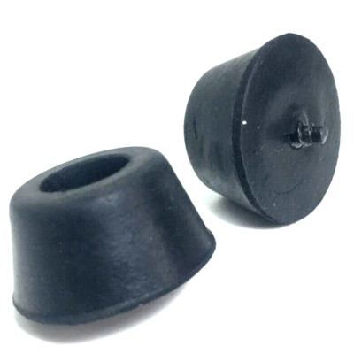 (Set of 2) NewAir NIM033 BOTTOM RUBBER FEET FOOT STAND LEG PEG w SCREW Black