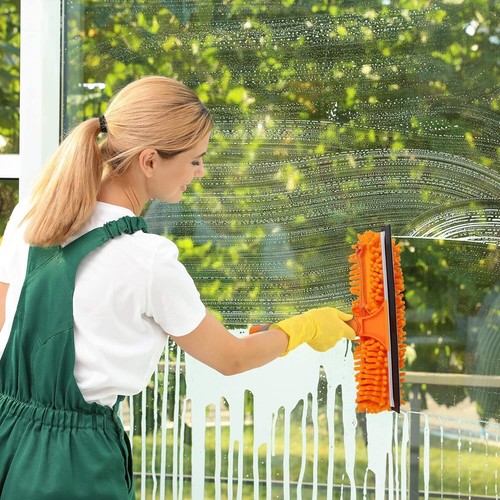 Scheibenabzieher Fensterabzieher Fensterwischer Glasabzieher Reinigungsbürste DE - Bild 8 von 13