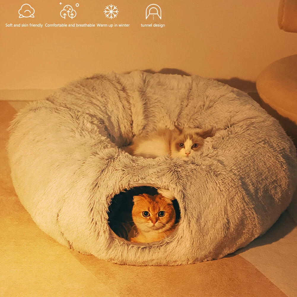 Plush cat best sale tunnel