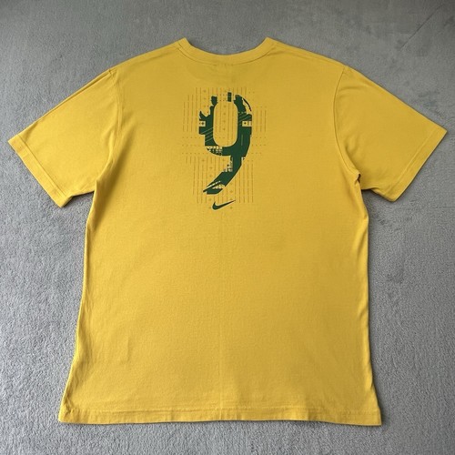 Nike Y2K Brazil CBF Soccer Football T Shirt - Men’s Size Medium Yellow - Picture 3 of 13