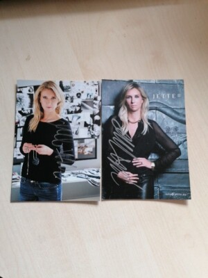 JETTE JOOP - MODE- 2 ORIG. AUTOGRAMMKARTEN