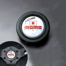 59mm Jdm White Full Speed Steering Wheel Horn Button Sport Competition Tuning