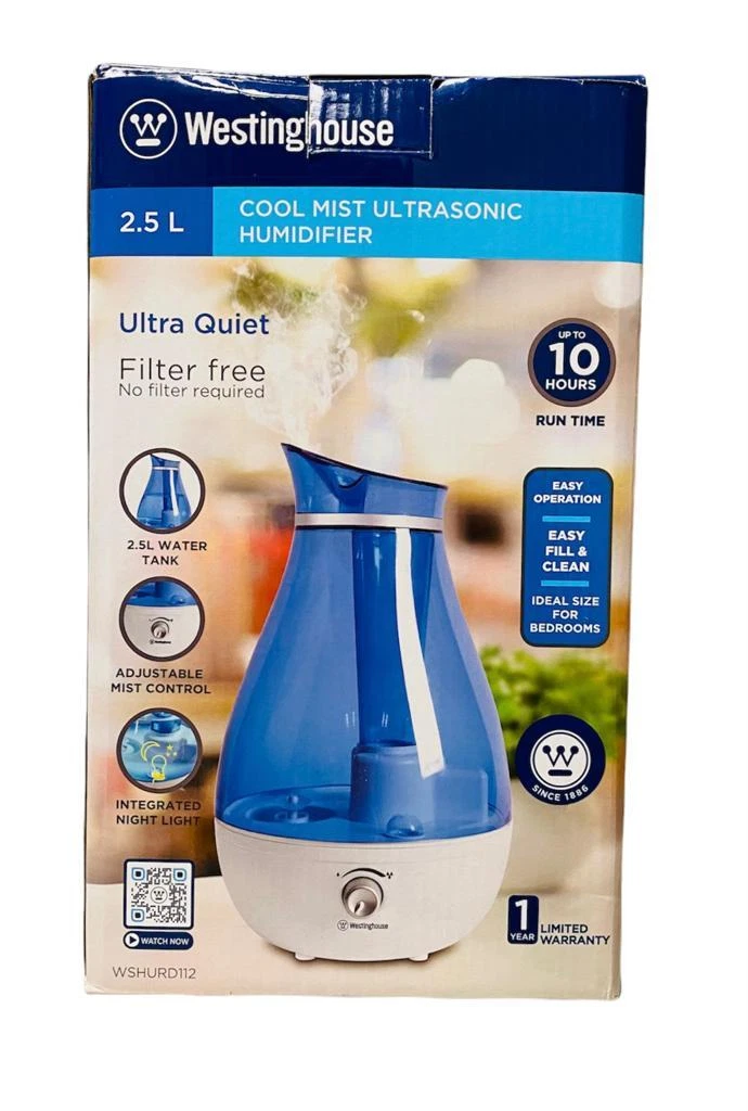 Westinghouse WSHURD112 Cool Mist Ultrasonic Humidifier 2.5L eBay