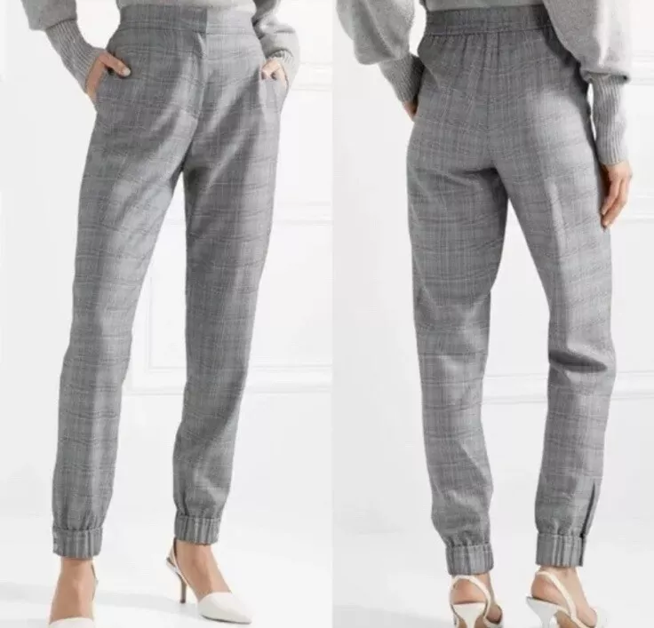 Tibi plaid pants sale