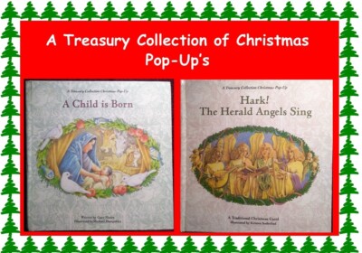 2 Treasury Collection Christmas Pop-Up; Hark! The Herald Angels Sing, PLUS