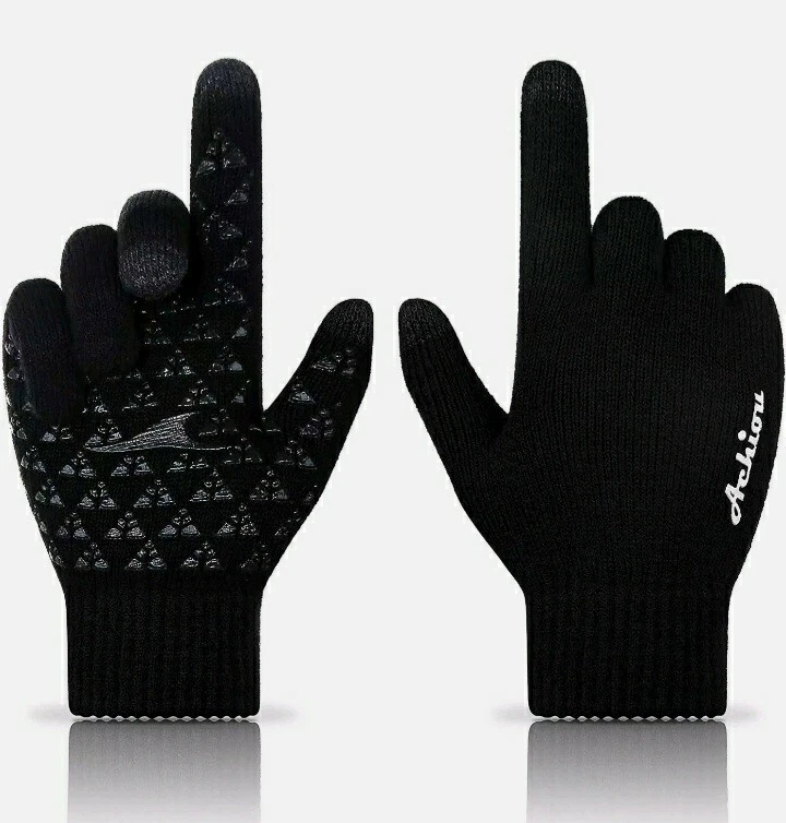 Achiou Winter Glove Black Large