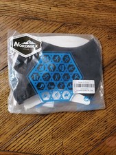 Nordmiex Half Face Mask Cover, Black, Hook and Loop Closure, breathable, new