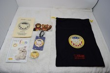 Lot Of Steiff Tour 2006 Items, Bac, Post Card, Program, Button, Etc