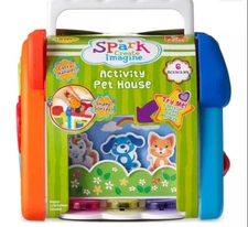 NEW Spark Activity Pet House 5-Pcs Shape Sorter 6 Activities Ages 12M+