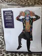 Scary Halloween Costume - Bruiser the Clown - Child XL 14-16 - New in Package