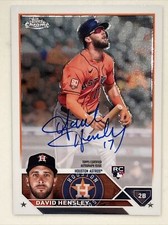 2023 Topps Chrome #RA-DH David Hensley RC On Card Auto Houston Astros