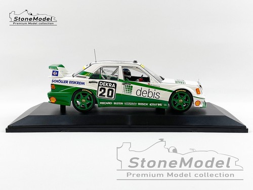 Mercedes Benz 190E Evo2 Zakspeed #20 Michael Schumacher 1991 DTM 1:18 MINICHAMPS - Picture 6 of 12