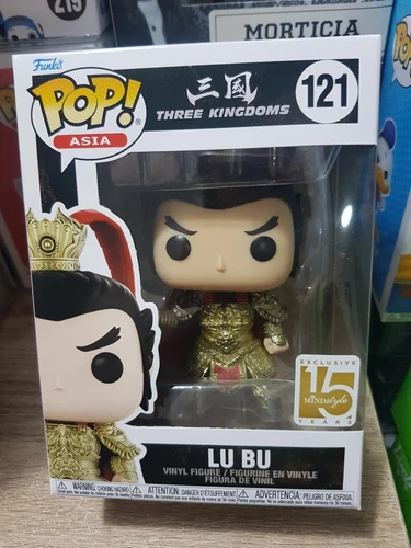 Funko Pop! Asia: Three Kingdoms - Lu Bu #121 in Pop Protector slight box damage