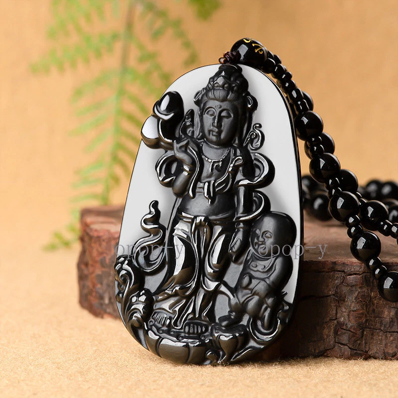 Jade shop guanyin pendant