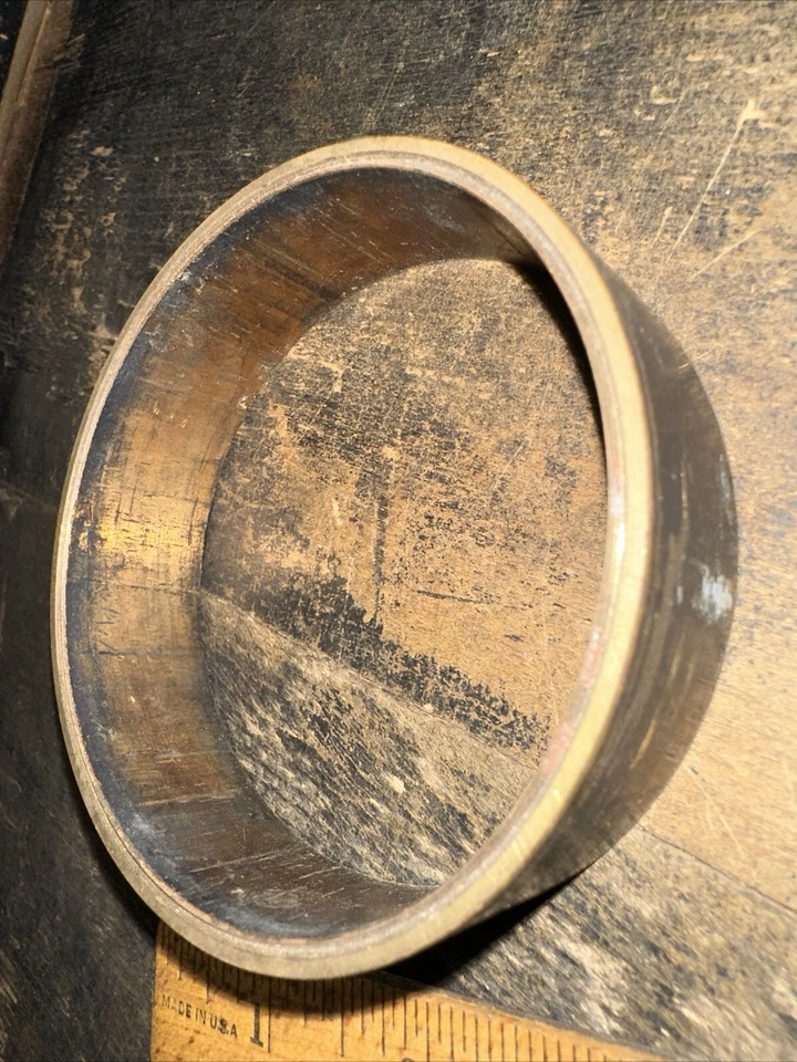 Printing Block (Brass Border Round ) #4 Room For Type - Image 3 of 4