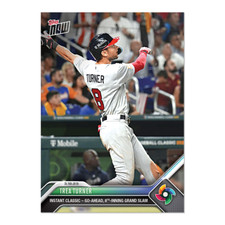 Trea Turner Go Ahead Grand Slam2023 World Baseball Classic TOPPS NOW 60- Presale