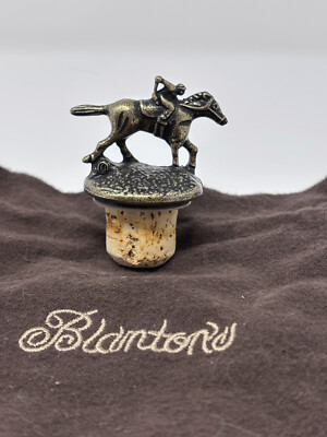Blanton's Bourbon Loose Stopper Topper Metal Horse Letter ''O'' B L A N T O N' S