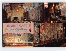 Postcard The Refectory Hearst Castle San Simeon California USA