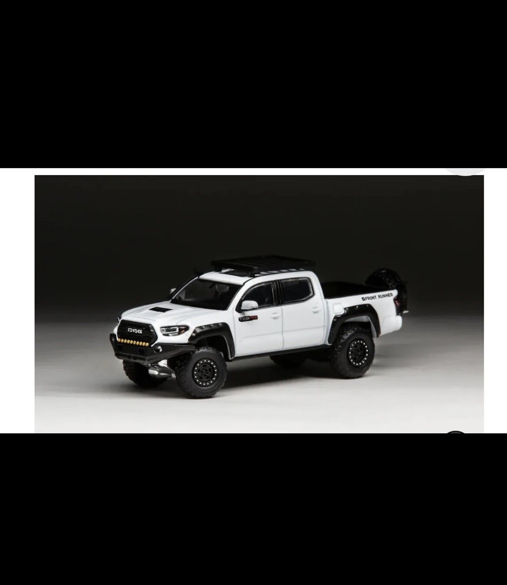 GCD 1/64 White Toyota Tacoma Overland TRD PRO 1008pcs - [DiecastTalk  Exclusive]