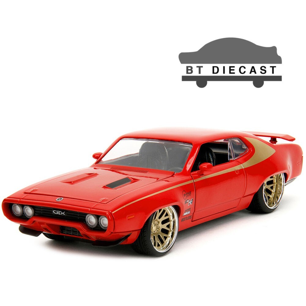 JADATOYS 1:24 BTM 1972 Plymouth GTX ミニカー JADA BIGTIME MUSCLE 1972 PLYMOUTH GTX 1/24 with GOLD