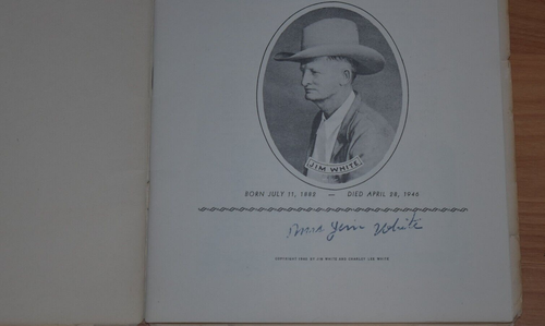 1948 Jim White's Own Story Discovery & History of Carlsbad Caverns Signed - Picture 2 of 3