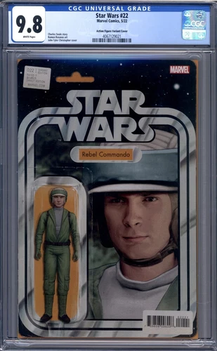 Star Wars #22  Rebel Commando Action Figure Variant   1st Print  CGC 9.8