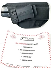 BEAR ARMZ Tactical IWB Kydex Holster RIGHT for Sig Sauer P365 - BLACK