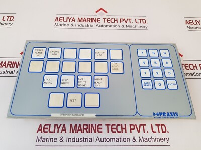 Praxis automation 93.6.020.000 rev.d operator keyboard free shipping by express