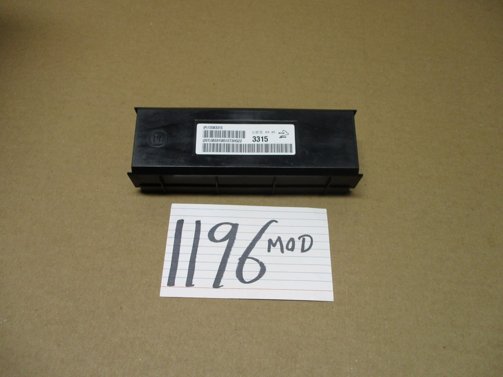 2013 Buick Regal Temperature Control Module Computer #1196-MOD 