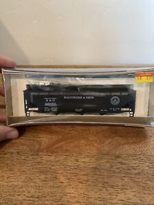 Roundhouse-HO-Scale-40-039-Baltimore-amp-Ohio-Offset-Hopper-1619-Kit-Sealed-In-Box