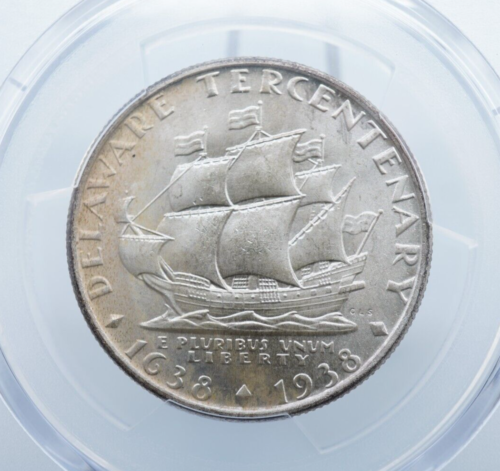 1936 Delaware Commemorative 50c Half Dollar PCGS MS67 - C1511 - Picture 4 of 4