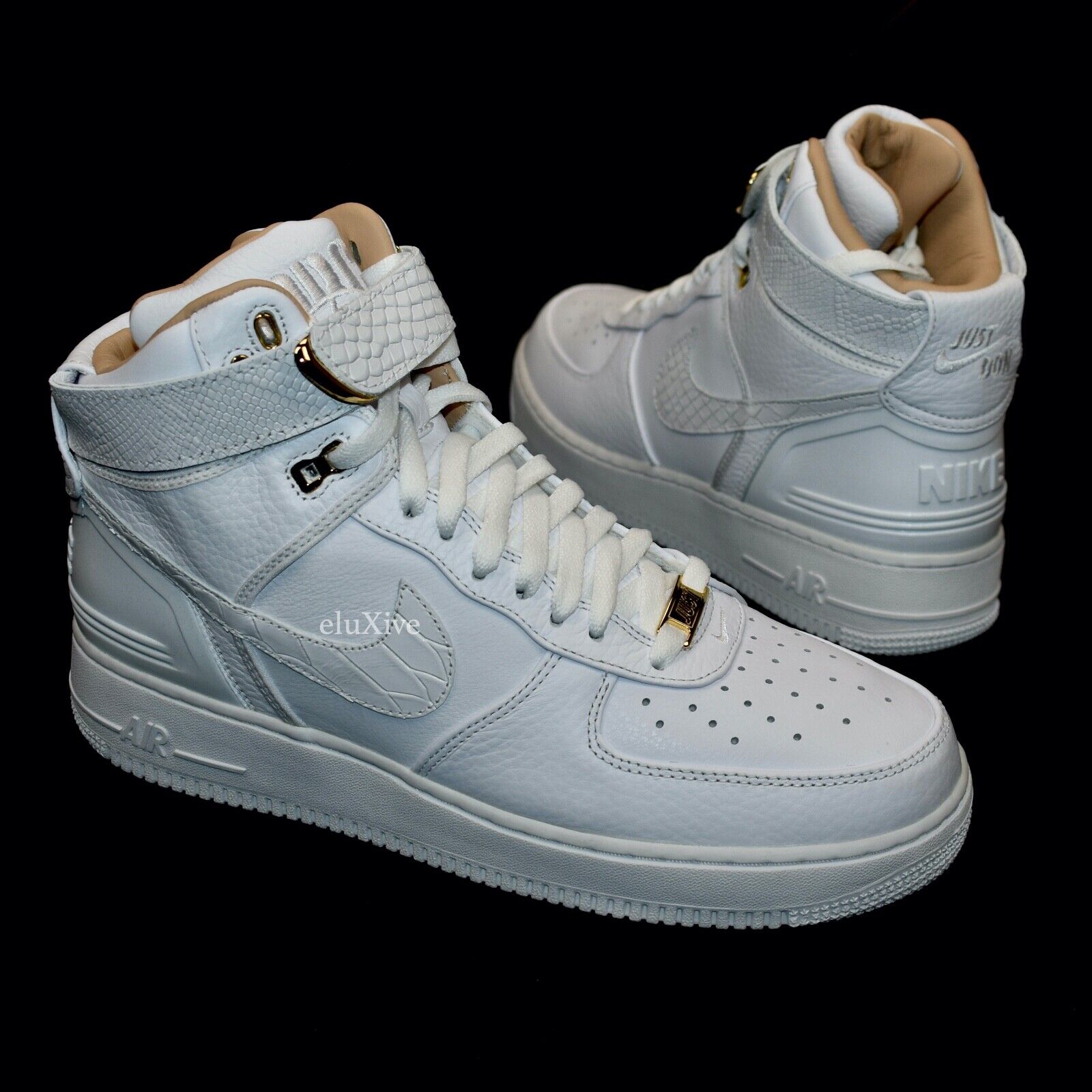 Op de een of andere manier Buskruit Kort leven NWT Nike Just Don Air Force 1 High AF-100 White Sneakers Men&#039;s 10 DS  AUTHENTIC | eBay