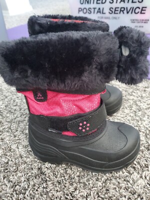 Kamik Iceberry Rose Toddler Size 8 Boot-Liner- Waterproof To -40 Degrees- New!