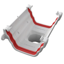 uPVC White Og Ogee Gutter System - Freefoam