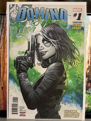 DOMINO #1 ( JUNE 2018 ) 1ST PRINT GREG LAND COVER MARVEL COMICS NM