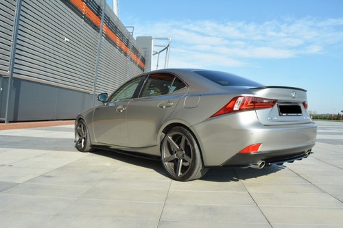 Difusor CUP enfoque para Lexus IS MK3 200T parachoques trasero V.2 CON vertical B NEGRO - Imagen 4 de 6