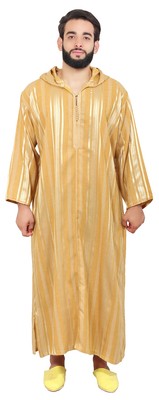 hooded caftan