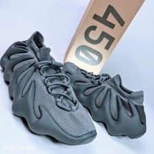 Adidas US 13 Men's Stone Marine Blue Grey Retro Lifestyle Yeezy 450 - IG5530 New