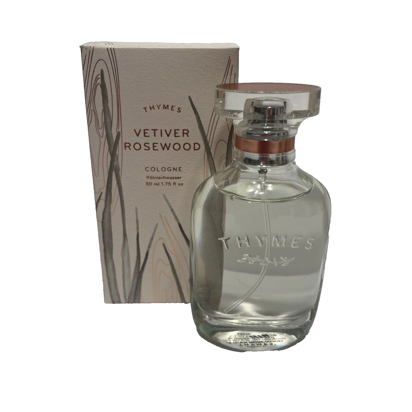 Thymes Vetiver Rosewood Cologne Ladies 1.75 fl oz Spray Bottle New in Box