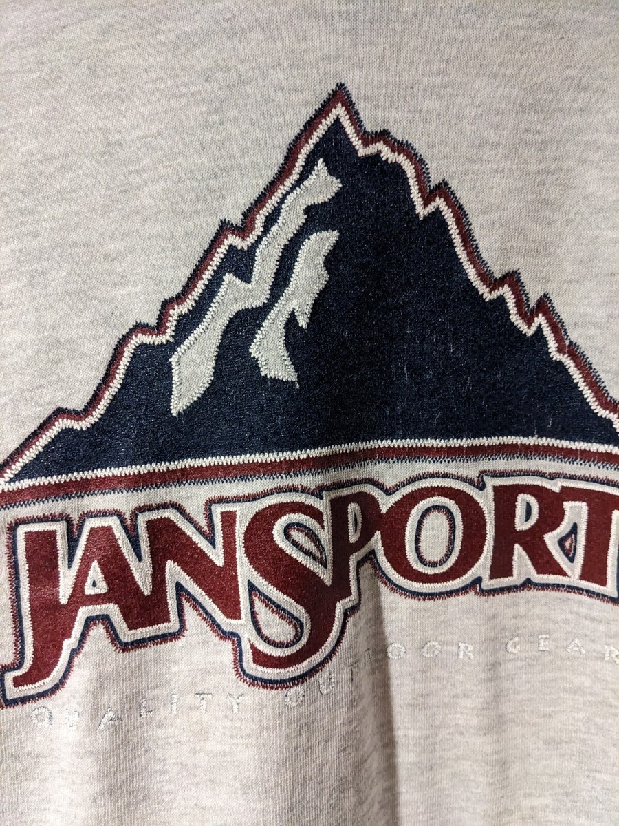 Vintage 90s Jansport Logo X-Large Gray Hoodie | eBay Vintage 90s Jansport Logo X-Large Gray Hoodie | eBay