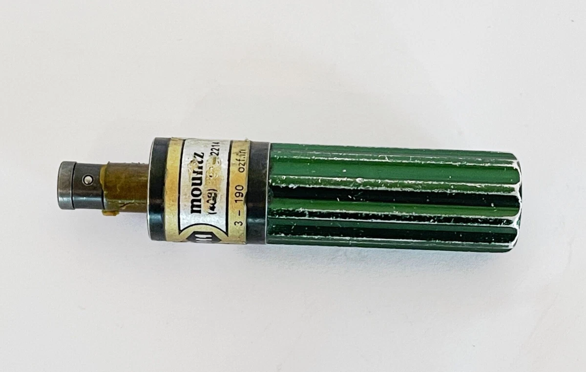 MOUNTZ TLS0135 Preset Torque Screwdriver 3 190 OZF.IN GREEN 1 4