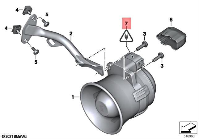 Genuine BMW Alpina M6 B7 E60 E61 E63 E64 E65 Socket Housing  